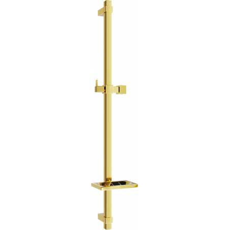 Mexen DQ sprchová tyč s mýdlenkou 80 cm, zlatá - 79381-50