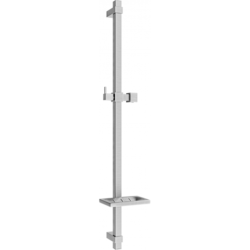 Mexen DQ sprchová tyč s miskou na mýdlo 80 cm, grafit - 79381-66