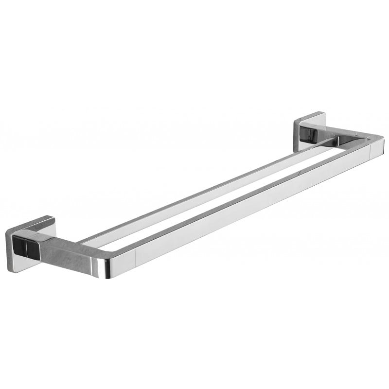 Mexen Asis dvojitý držák na ručníky, chrom - 7017625-00