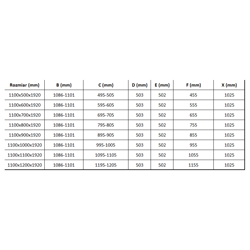 Mexen Lima skládací sprchová kabina 110 x 100 cm, transparentní, chrom - 856-110-100-01-00