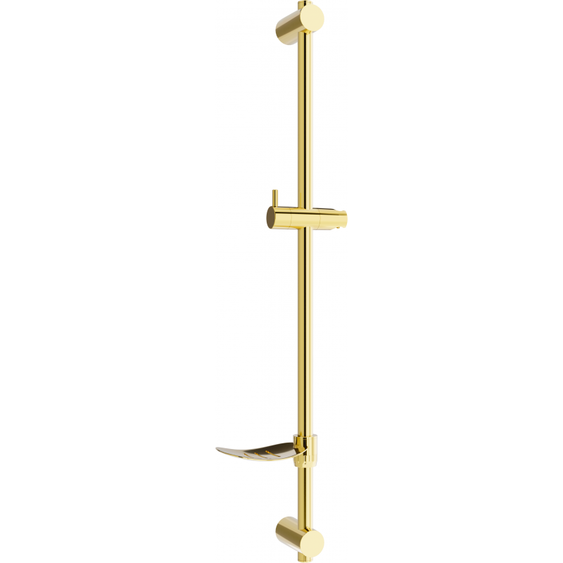 Mexen DF sprchová tyč s držákem na mýdlo 80 cm, zlatá - 79382-50
