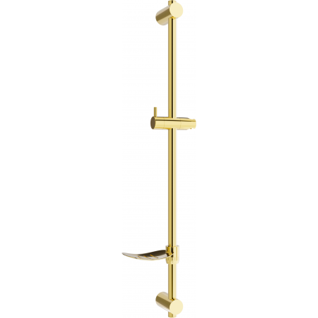 Mexen DF sprchová tyč s držákem na mýdlo 80 cm, zlatá - 79382-50