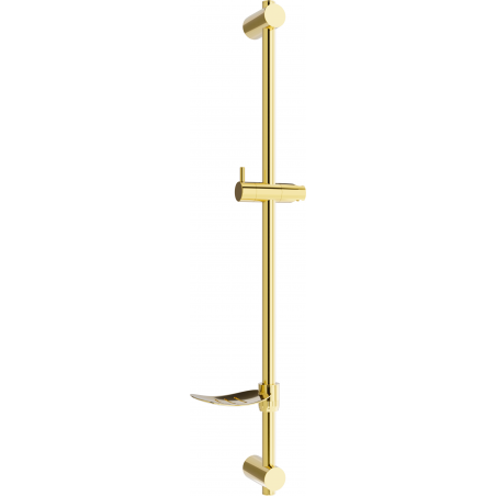 Mexen DF sprchová tyč s mýdlenkou 80 cm, zlatá - 79382-50