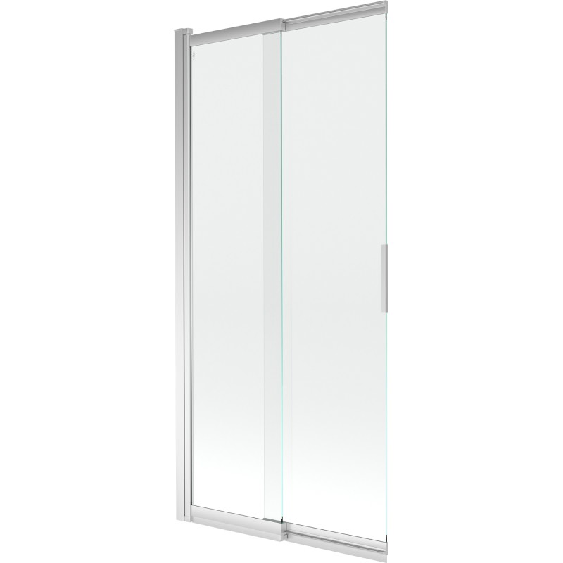 Mexen Fox dvoukřídlá posuvná vanová zástěna 85 x 150 cm, transparentní, chrom - 891-085-002-01-00