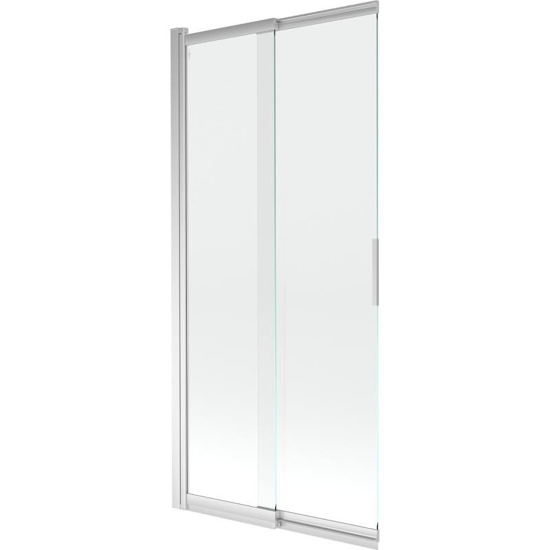 Mexen Fox vanová zástěna dvoukřídlá posuvná 85 x 150 cm, transparentní, chrom - 891-085-002-01-00