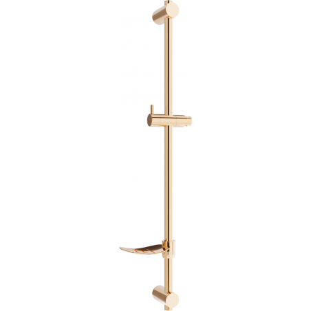 Mexen DF sprchová tyč s mýdlenkou 80 cm, růžové zlato - 79382-60