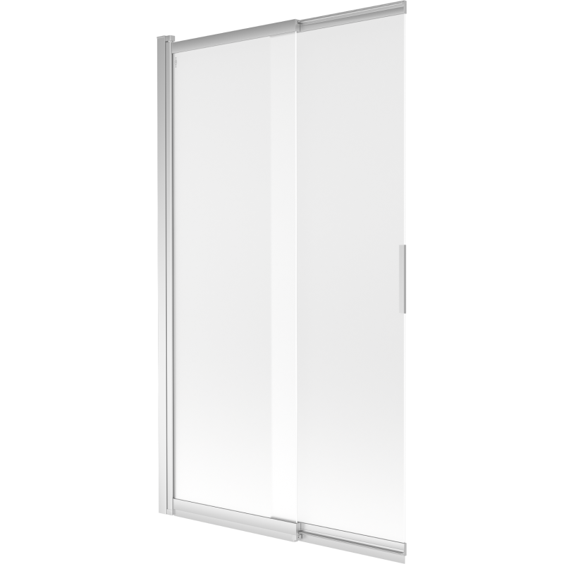 Mexen Fox vanová clona 2-křídlá posuvná 100 x 150 cm, mat, chrom - 891-100-002-01-30