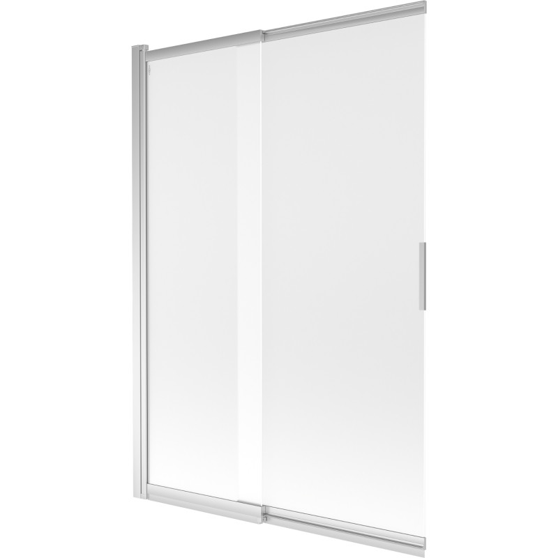 Mexen Fox posuvná dvoukřídlá vanová zástěna 120 x 150 cm, matný, chrom - 891-120-002-01-30