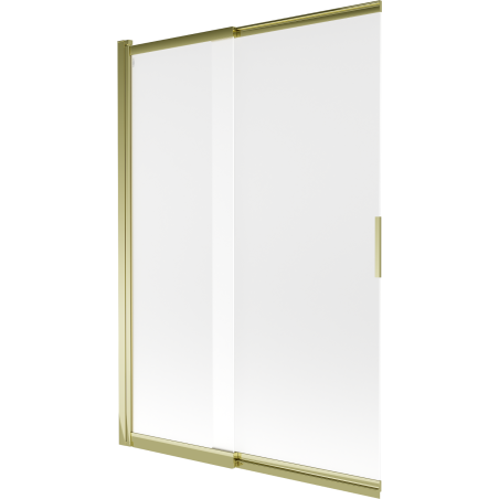 Mexen Fox vanová zástěna 2-dílná posuvná 120 x 150 cm, matná, zlatá - 891-120-002-50-30