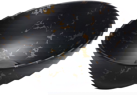 Mexen Elza nástěnná umyvadlo 40 x 33 cm, černý kámen - 21014097