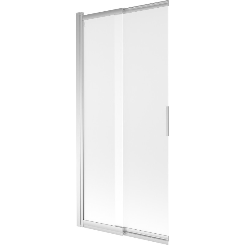 Mexen Fox dvoukřídlý posuvný vanový paravan 85 x 150 cm, matný, chrom - 891-085-002-01-30