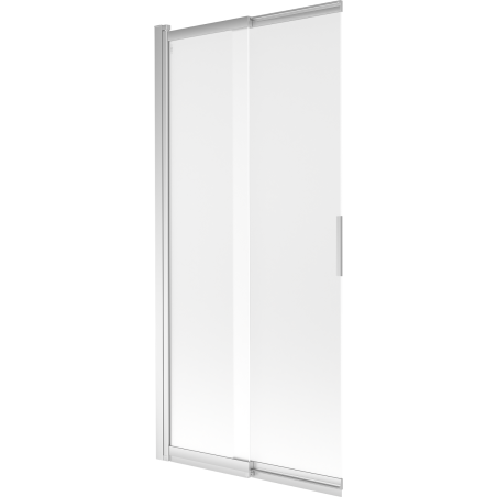 Mexen Fox dvoukřídlá posuvná vanová zástěna 85 x 150 cm, matné sklo, chrom - 891-085-002-01-30