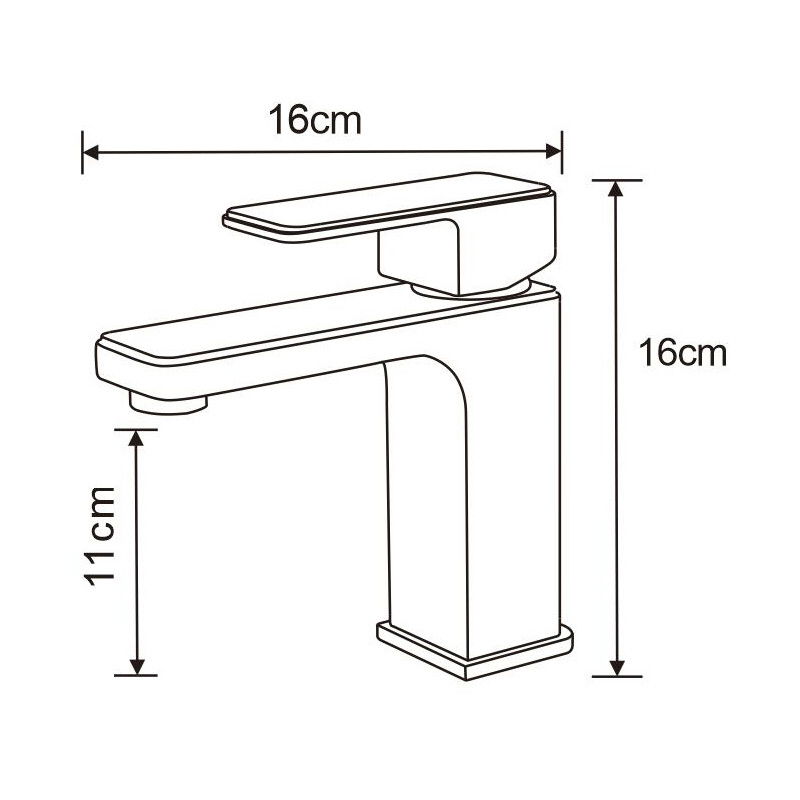 Mexen Cetus baterie umyvadlová, chrom - 744300-00