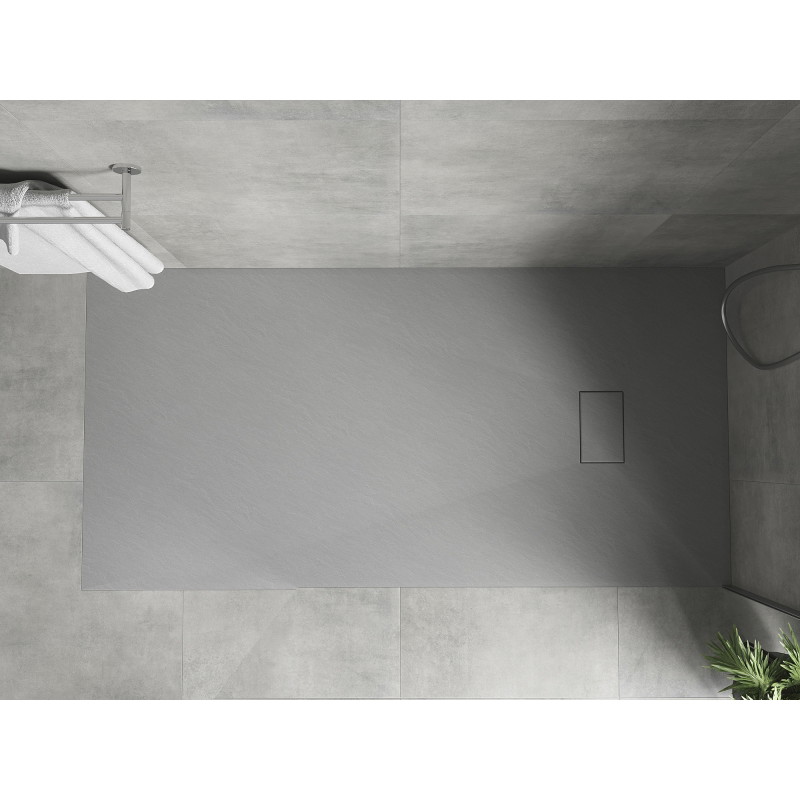 Mexen Hugo obdélníková sprchová vanička SMC 170 x 80 cm, šedá - 42618017