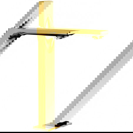 Mexen Crux vysoká umyvadlová baterie, zlatá - 744410-50