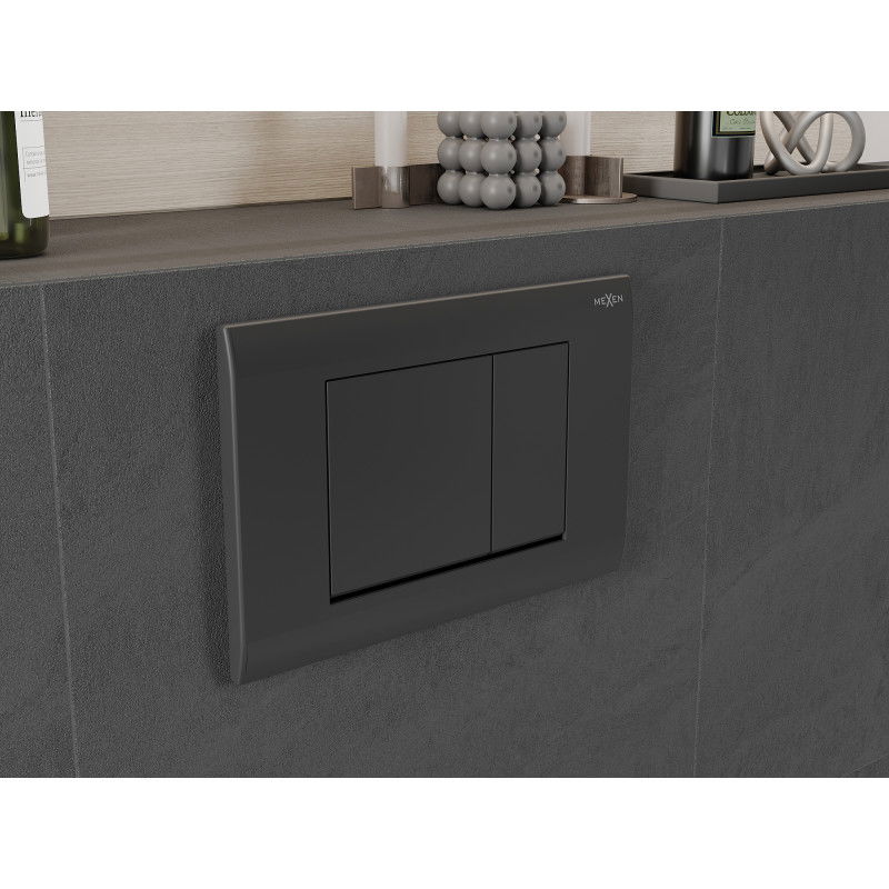 Mexen Fenix 01 splachovací tlačítko, gun šedá - 600166