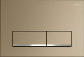 Mexen Fenix 12 splachovací tlačítko, zlatý šampaňský - 601204