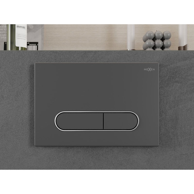 Mexen Fenix 11 splachovací tlačítko, gun gray - 601166