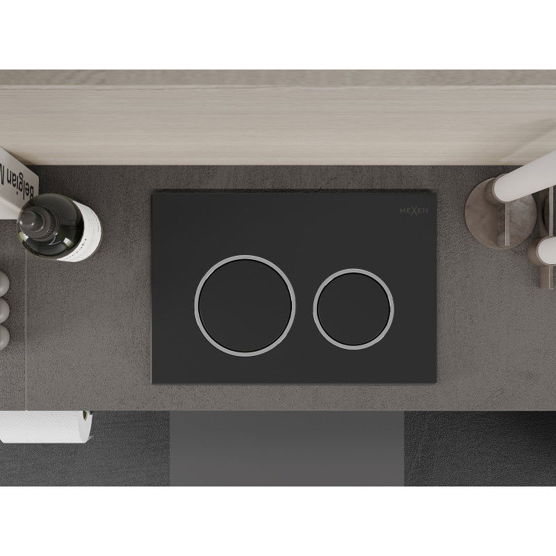 Mexen Fenix 07 XS tlačítko splachování, gun gray - 600766