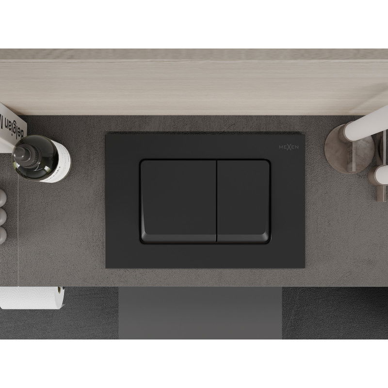 Mexen Fenix 10 XS tlačítko splachování, gun gray - 601066