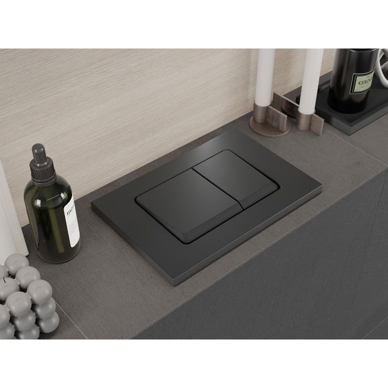 Mexen Fenix 10 XS tlačítko splachování, gun gray - 601066