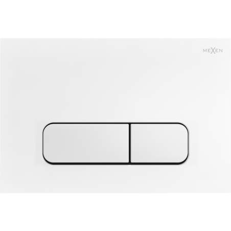 Mexen Fenix 02 splachovací tlačítko, bílá matná - 600220