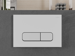 Mexen Fenix 02 splachovací tlačítko, bílá matná - 600220