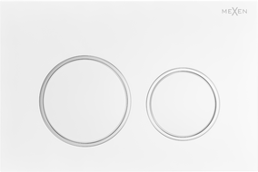 Mexen Fenix 07 XS tlačítko splachovací, bílý matný - 600720