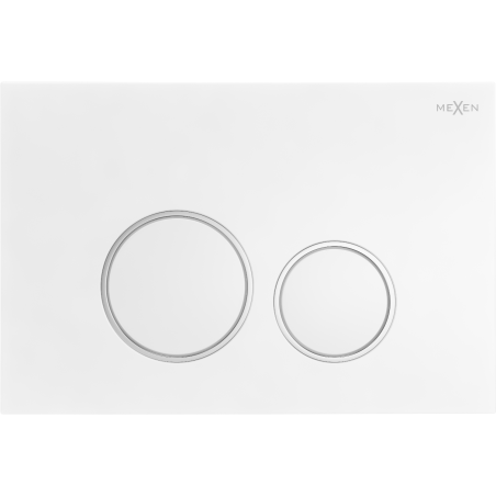 Mexen Fenix 05  splachovací tlačítko, bílá matná - 600520