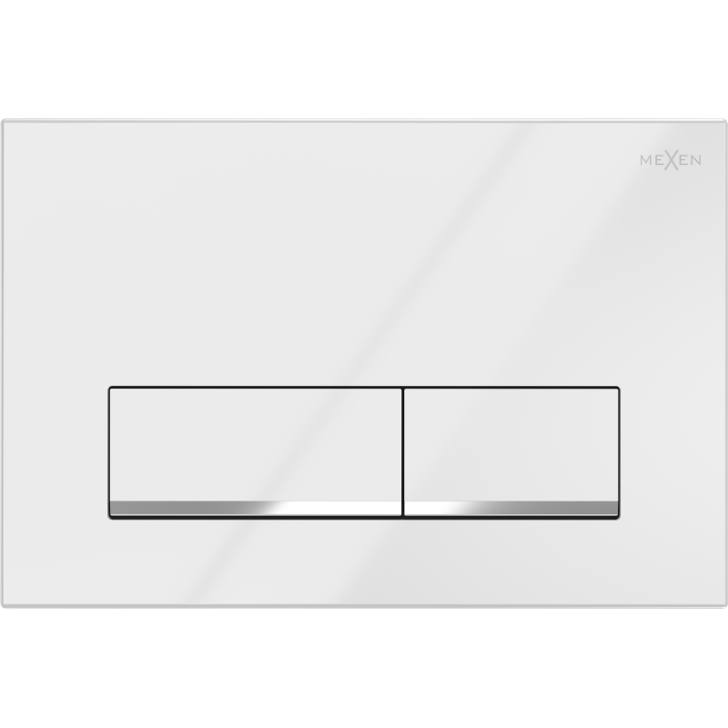 Mexen Fenix 12 splachovací tlačítko, bílý lesklý - 601200