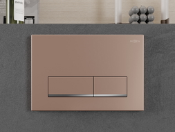 Mexen Fenix 12 tlačítko splachovací, růžové zlato - 601205