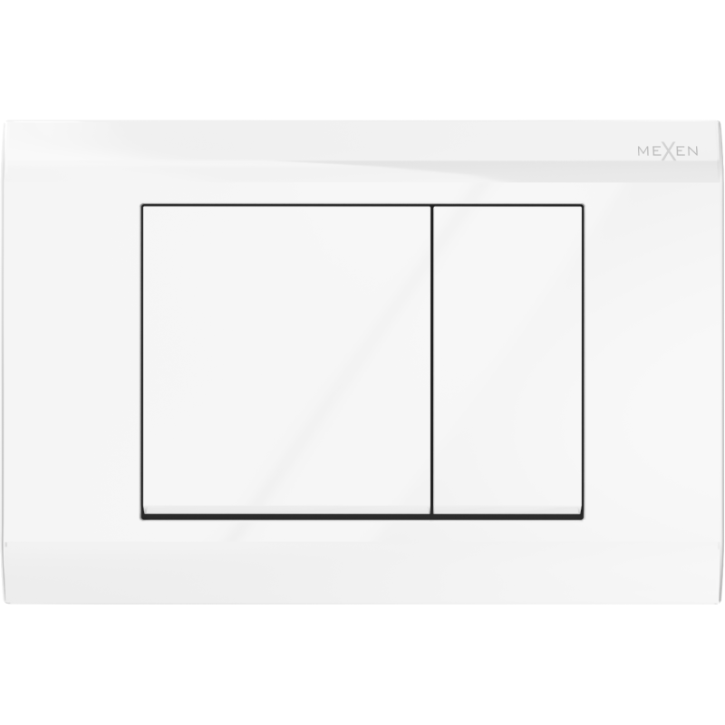 Mexen Fenix 01 splachovací tlačítko, lesklá bílá - 600100