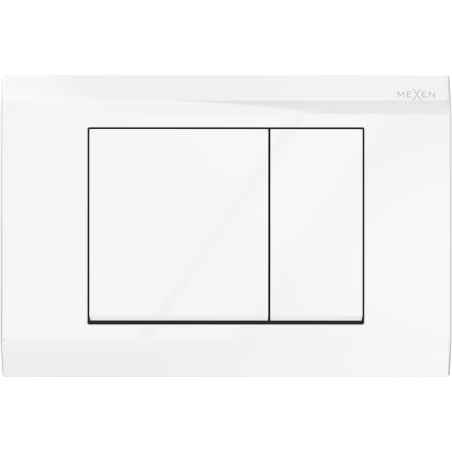 Mexen Fenix 01 splachovací tlačítko, lesklá bílá - 600100