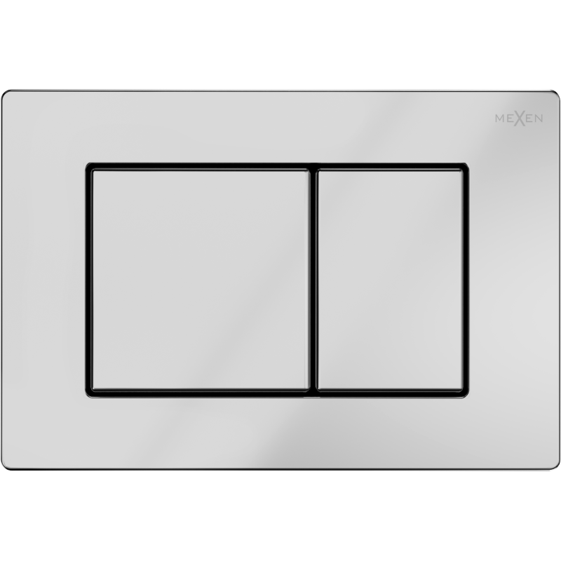 Mexen Fenix 03 splachovací tlačítko, lesklý chrom - 600311