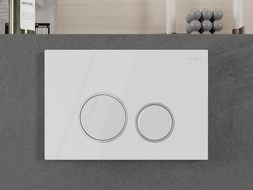 Mexen Fenix 05  splachovací tlačítko, lesklá bílá - 600500