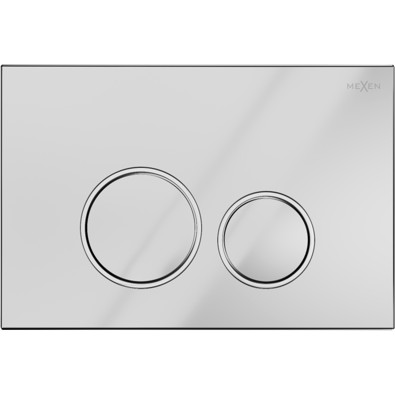 Mexen Fenix 05  splachovací tlačítko, lesklý chrom - 600501