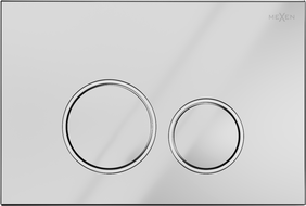 Mexen Fenix 05  splachovací tlačítko, lesklý chrom - 600501