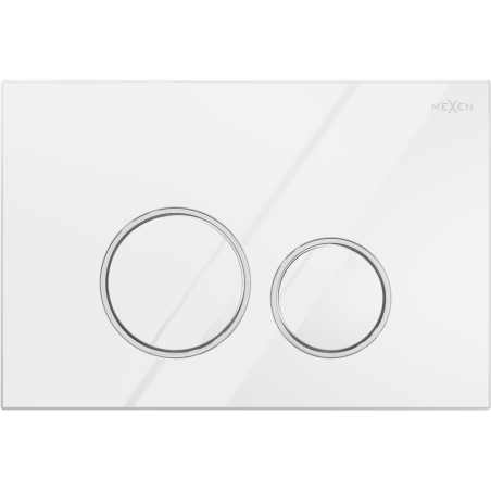 Mexen Fenix 05  splachovací tlačítko, lesklá bílá - 600500