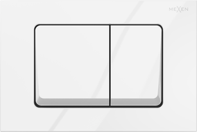 Mexen Fenix 10 XS tlačítko splachovací, bílý lesklý - 601000