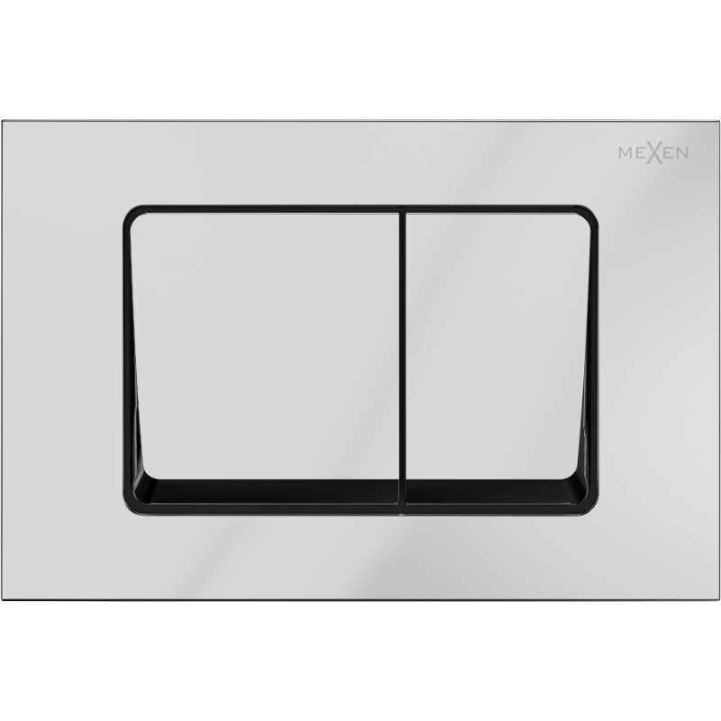 Mexen Fenix 10 XS tlačítko splachování, lesklý chrom - 601001