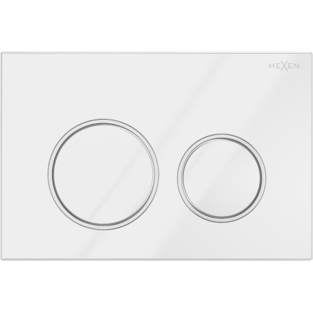Mexen Fenix 07 XS splachovací tlačítko, bílý lesklý - 600700