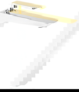 Mexen Indus vysoká umyvadlová baterie, bílá/zlatá - 744610-25