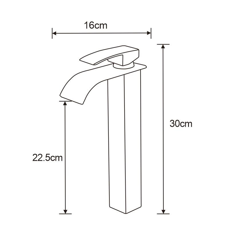 Mexen Aries vysoká umyvadlová baterie, chrom - 744810-00