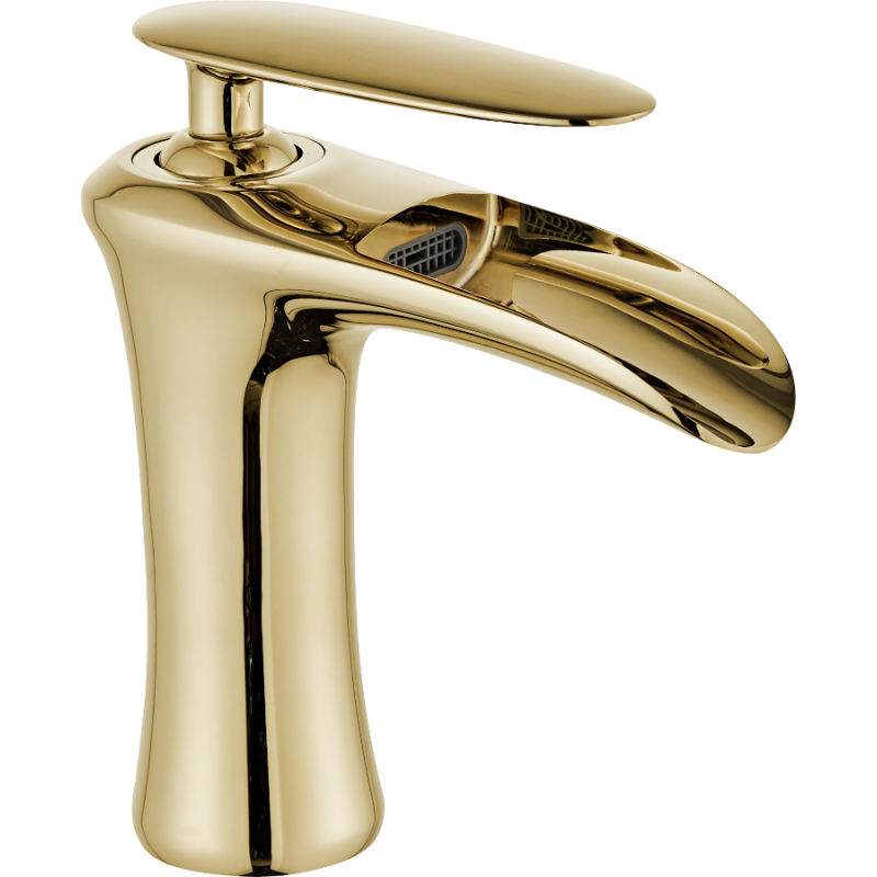 Mexen Lyra umyvadlová baterie, zlatá - 745300-50