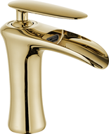 Mexen Lyra umyvadlová baterie, zlatá - 745300-50