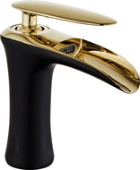Mexen Lyra umyvadlová baterie, černá/zlatá - 745300-75