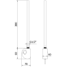 Mexen FA-D elektrický ohřívač 300 W, černý - W950-0300-70