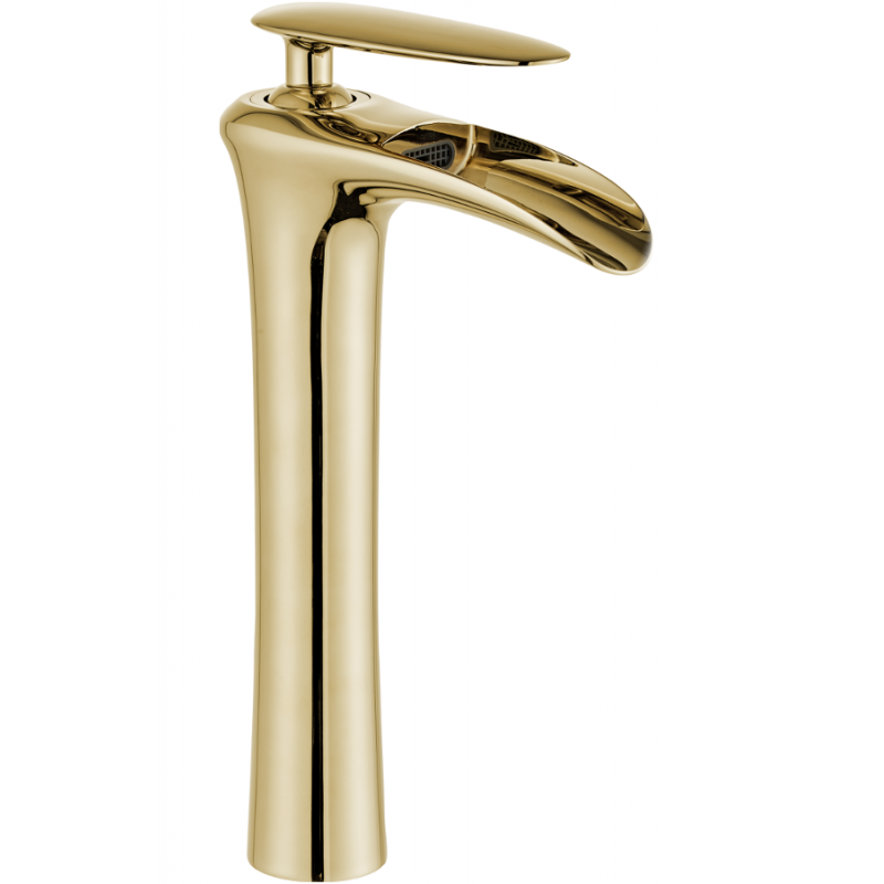 Mexen Lyra vysoká umyvadlová baterie, zlatá - 745310-50