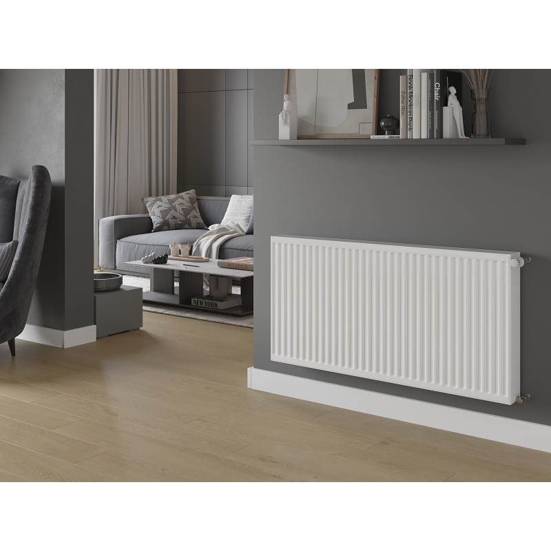 Mexen C22 deskový radiátor 600 x 1400 mm, boční připojení, 2314 W, bílý - W422-060-140-00
