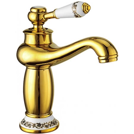 Mexen Draco baterie umyvadlová, zlatá - 745400-50